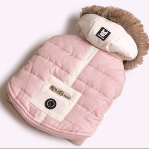 Silverpaws “Ava” pink doggie coat Large.
